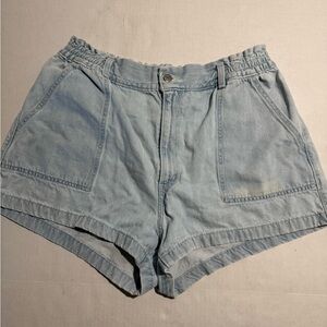 Levi Strauss Light Wash Denim Jean Shorts, Women's 34 (XL?) #1094